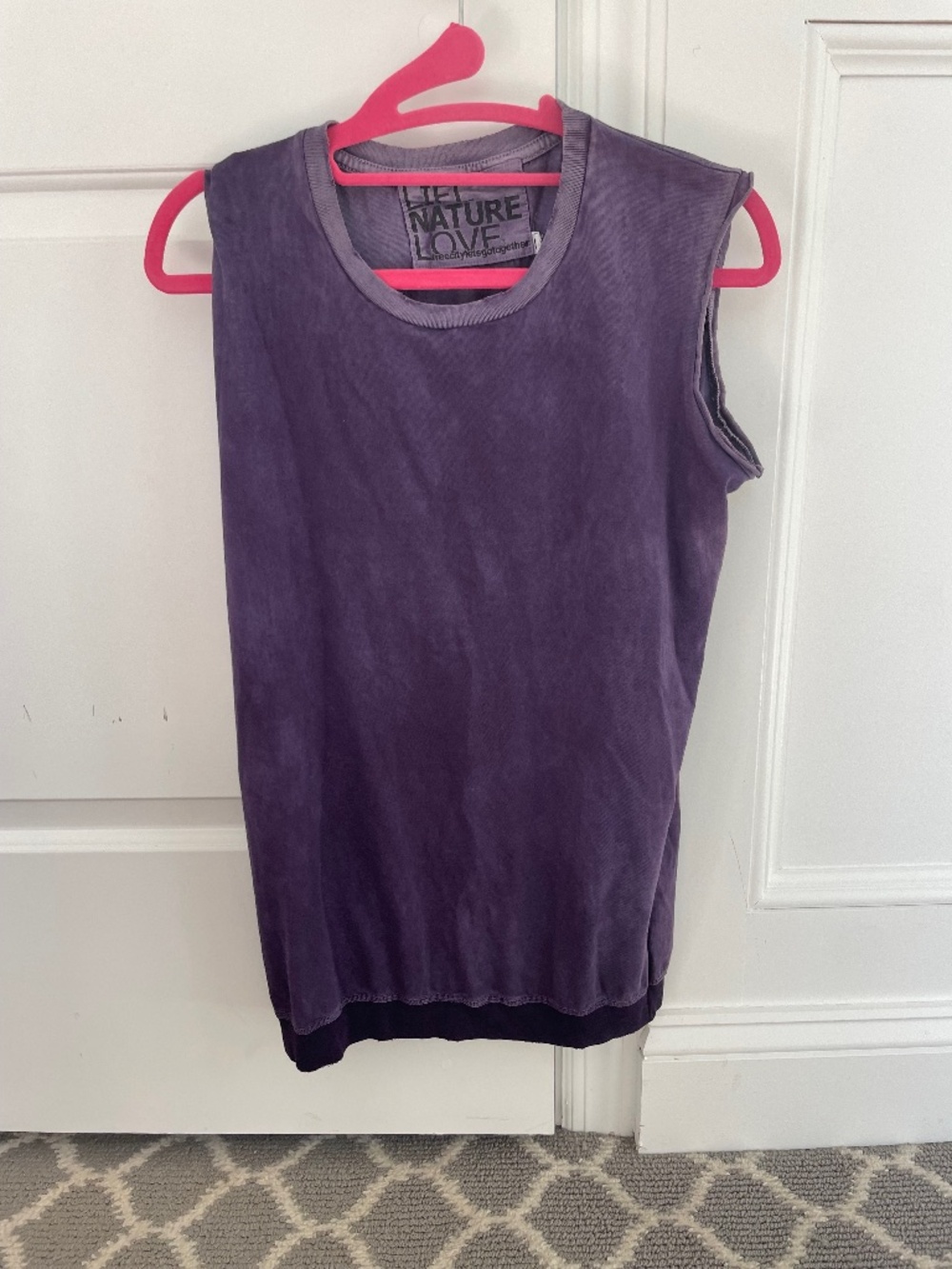 FREE CITY PURPLE SLEEVELESS TANK TOP SIZE XS!